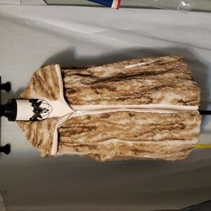 Catherine Malandrino Faux Fur Vest 1X